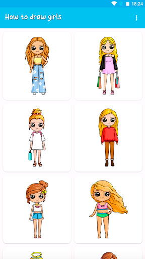 How to draw girls