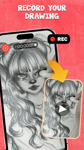 AR Drawing Anime Sketch
