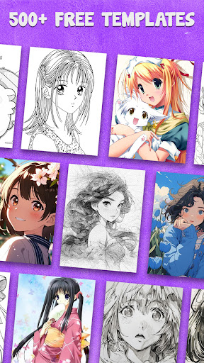 AR Drawing Anime Sketch