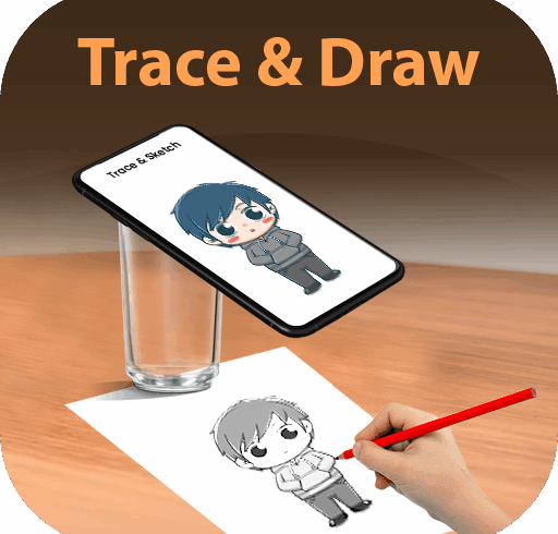 Trace Sketch & Draw On Paper