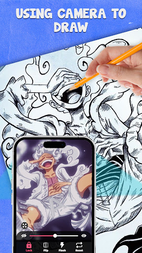 AR Drawing Anime Sketch